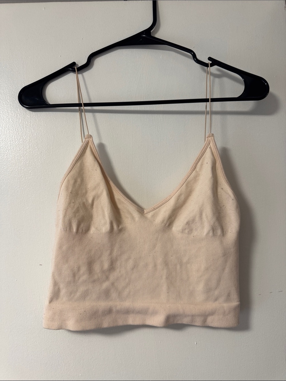 Free People Blush Cream Seamless Bralette Tank